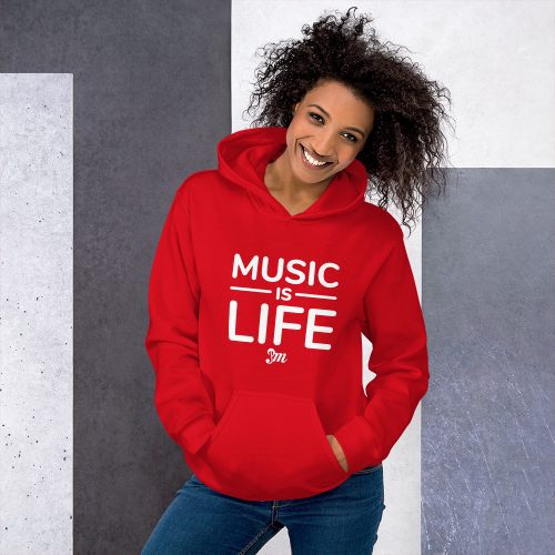 heavy blend hoodie music is life
